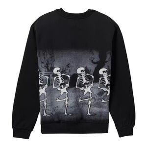 NWT Disney Skeleton Dance Fleece Pullover Spooky Season silly symphony medium